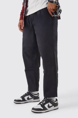 Skater Chino-Hose Mit Elastischem Bund - Black - Xs, Black von boohoo