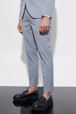 Skinny Anzughose - Grey - 36R, Grey von boohoo