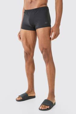 Mens Core Trunk Swim Short - Schwarz - L, Schwarz von boohooman