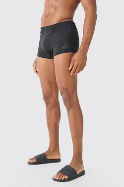 Mens Core Trunk Swim Short - Schwarz - M, Schwarz von boohooman