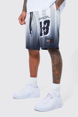 Mens Mesh Basketball-Shorts mit 13-Print - Weiß - XS, Weiß von boohooman
