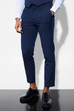 Mens Skinny Anzughose - Blau - 36, Blau von boohooman