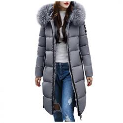 boseucn Damen Ärmellose Weste Lang, Damen Daunenjacke Lang Mantel Daunenmantel Steppmantel Wintermantel Mit Kapuze Winter Warm Parka Winddicht Jacke Steppjacke Steppmantel von boseucn