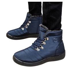 boseucn Stiefeletten Damen, Winterboots Damen Schnee Freizeitstiefel Winterschuhe Winterstiefel Schneestiefel Reiterstiefel Frauen Winterboots Thermostiefel Stiefeletten Damen von boseucn