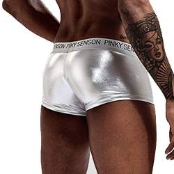 boseucn Unterhosen Männer, Boxershorts Herren Sexy Pinky SENSON Unterhose Hohe Taille Tiefschutz Unterwäsche Mann Butt Lift String Tanga Slips Herren Attraktiv Höschen Atmungsaktiv Bequem Briefs von boseucn