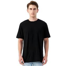 Merino Protect 100% Merino Shirt Herren Kurzarm Geruchsresistent Wolle Funktionsunterwäsche Leicht Wandern Reisen T-Shirt Weich Merinowolle Unterhemd von brandless