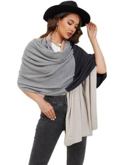 breezy lane Cashmere Blend Stole Schal aus Kaschmir-Mischgewebe Weich Gestrickt für Damen Geschenk von breezy lane