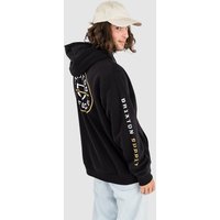 Brixton Crest Hoodie white von brixton