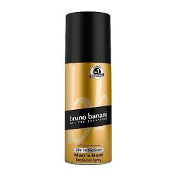 Bruno Banani Fragrance Man's Best Deo-Bodyspray, Körperspray mit sinnlich-orientalischem Herrenduft, 24h lang anhaltend, 150 ml von bruno banani