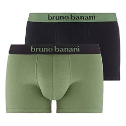 bruno banani - Flowing - Short / Pant - 2er Pack (XL Dillgrün / Schwarz) von bruno banani