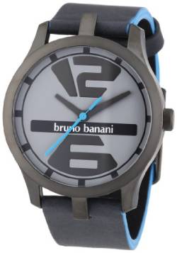 bruno banani Herren-Armbanduhr XL Neos Analog Leder BR21038 von bruno banani