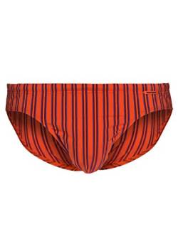 bruno banani Herren Bademode Swim Mini Beach Stripe, BB Herren:Orange Bordeaux 1921, Größe-BB Herren:XXL/8 von bruno banani