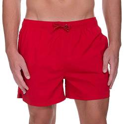 bruno banani Herren Cliff Boxer Shorts, Rot (Rot 008), Large (Herstellergröße: L) von bruno banani