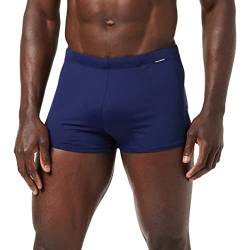 bruno banani Herren Short Wave Line 2.0 Badehose, Blau (Marine 010), Large (Herstellergröße: L) von bruno banani