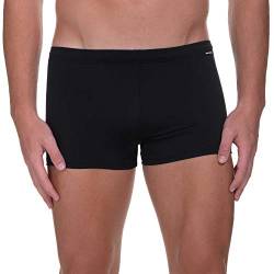 bruno banani Herren Short Wave Line 2.0 Badehose, Schwarz (Schwarz 007), Medium (Herstellergröße: M) von bruno banani