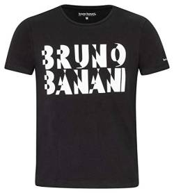 bruno banani Herren T-Shirt schwarz, Größe M von bruno banani