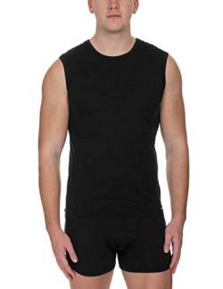 bruno banani Herren Tanktop Check Line 2.0 Unterhemd, Schwarz (Schwarz Karo 125), Large (Herstellergröße: L) von bruno banani