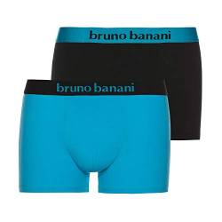 bruno banani Herren vloeiend Short, Lagune // Schwarz, L EU von bruno banani