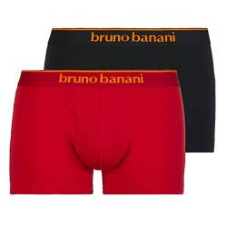 bruno banani - Quick Access - Short / Pant - 2er Pack (XXL Schwarz / Rot) von bruno banani