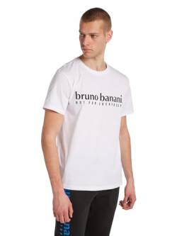 bruno banani Shirt mit Rundhalsausschnitt Weiß L von bruno banani