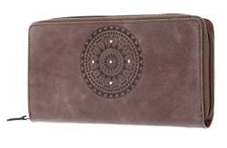 bruno banani Zip Around Wallet Taupe von bruno banani