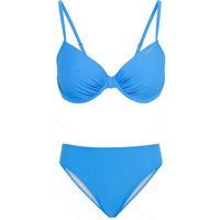 BRUNOTTI Bügel-Bikini "Nova", Raffungen, für Damen, blau, 38C von brunotti