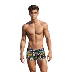 buddyboys Hot Sexy Pants Slip Boxer Unterwäsche Herren Boys Gay Party Club Roleplay Fetish Nylon Funny Colour - Gr. L von buddyboys