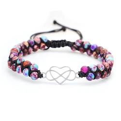 budiniao Armbänder Mode beliebt verstellbare Perlen Herz Armband String Armband Charme Schmuck Liebhaber Zubehör Geschenk, drei"tausend"drei von budiniao