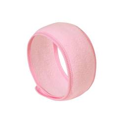 budiniao Verstellbares SPA Gesichtsstirnband für Damen aus Premium Baumwolle. In verschiedenen Farben erhältlich. Verstellbare und flexible Stirnbänder zum Waschen des Gesichts, Hell Pink von budiniao