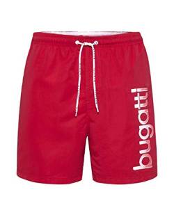 Bugatti - Herren Badeshort in Marineblau, türkis oder schwarz, Rot (Tomato Red), 3XL von bugatti