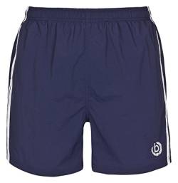 Bugatti Moderne Herren Badeshort, Marineblau mit weißen Streifen, Blau, Gr.- 5XL von bugatti