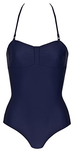 bugatti® Damen Badeanzug/Einteiler in Marineblau, Größe 38 von bugatti