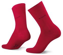 bugatti Basic Mens Socks 2er Pack 6702 440 rio red rot Strumpf Socken, Größe:39-42 von bugatti