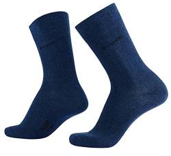 bugatti Basic Mens Socks 3er Pack 6703 546 indigo melange blau Strumpf Socken, Größe:47-50 von bugatti