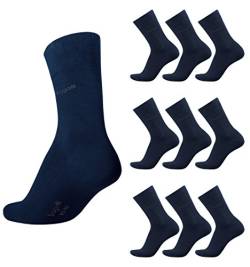 bugatti Basic Mens Socks 9er Pack 6703 545 dark navy dunkelblau Strumpf Socken, Size:39-42 von bugatti