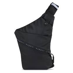 bugatti Blanc DeLight Anti Diebstahl Body Safe, Sling Bag Crossbody Rucksack in schwarz von bugatti
