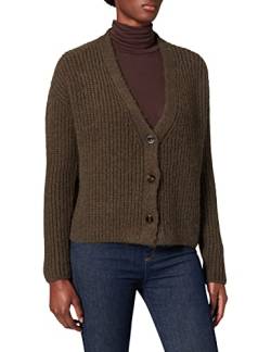 bugatti Damen 9514-51888 Strickjacke, Oliv, XS von bugatti