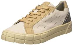 bugatti Damen Tia Sneaker, beige/Light Brown, 38 EU von bugatti
