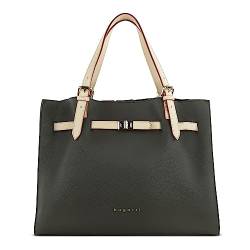 bugatti Ella Schultertasche für Damen, Frauen Tasche groß, Damenhandtasche, olive von bugatti