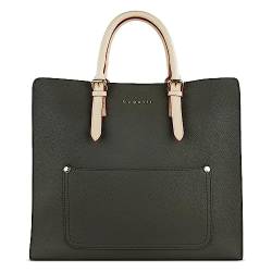 bugatti Ella XL Handtasche für Damen, Frauen Tasche groß, Damenhandtasche, olive von bugatti