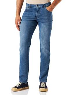 bugatti Herren 3038D-86676 Straight Jeans, Blau, 3336 von bugatti