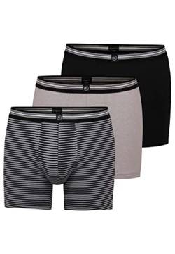 bugatti Herren Boxershorts extra langes Bein Unterhosen 3er Pack 7 von bugatti