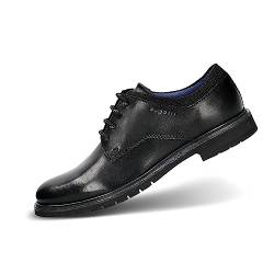 bugatti Herren Ciriaco Lace Shoe, schwarz, 42 EU von bugatti