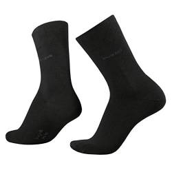 bugatti Herren Socken 6702 / bugatti smooth cotton basic, Gr. 39-42, Schwarz (black 610) von bugatti