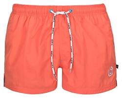 bugatti Kurze Herren Badeshorts in orange Größe L von bugatti