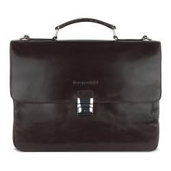 bugatti Romano Aktentasche medium, Laptoptasche aus echtem Leder, Businesstasche 11", Bürotasche mit Laptopfach in braun (Braun) von bugatti