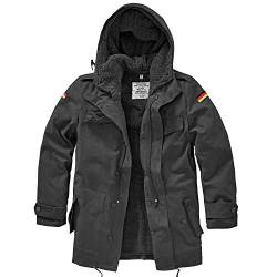 bw-online-shop Bundeswehr Parka mit Futter schwarz - 52 von bw-online-shop