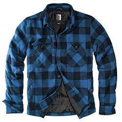 bw-online-shop Lumberjacket Rocky schwarz/blau - XXL von bw-online-shop