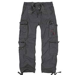 bw-online-shop Squad Vintage Cargohose anthrazit - Größe W30/L34 von bw-online-shop