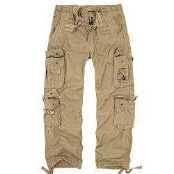 bw-online-shop Squad Vintage Cargohose beige - Größe W30/L34 von bw-online-shop